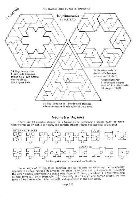 The Games and Puzzles Journal, #7 - Mayhematics