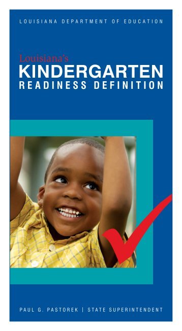 Louisiana's Kindergarten Readiness Definition