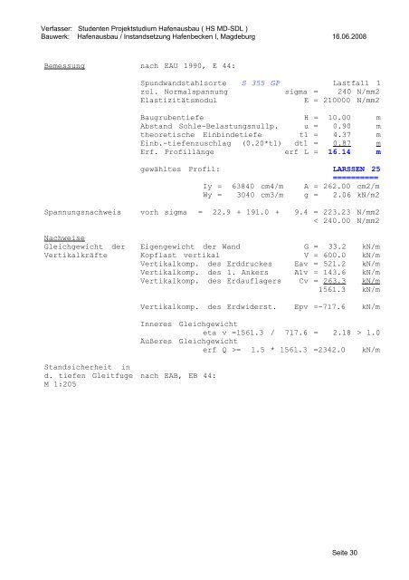 5. Statische Berechnung - shmp.de