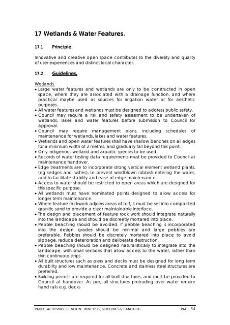 Public Open Space Guidelines 2.17 Mb - Devonport City Council