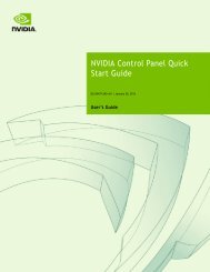 Control Panel User's Guide - Nvidia's Download site!!