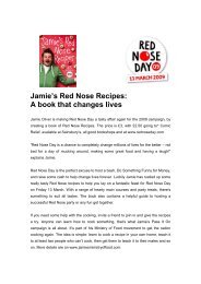 Jamie's Red Nose Recipes - Comic Relief
