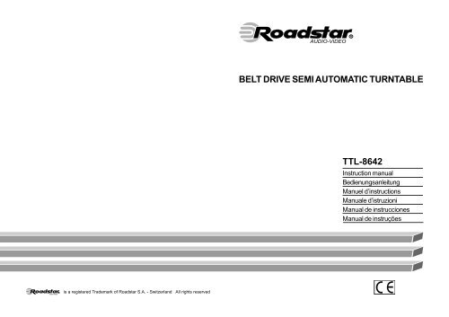 BELT DRIVE SEMI AUTOMATIC TURNTABLE TTL-8642