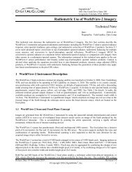 Radiometric Use of WorldView-2 Imagery Technical Note - pancroma