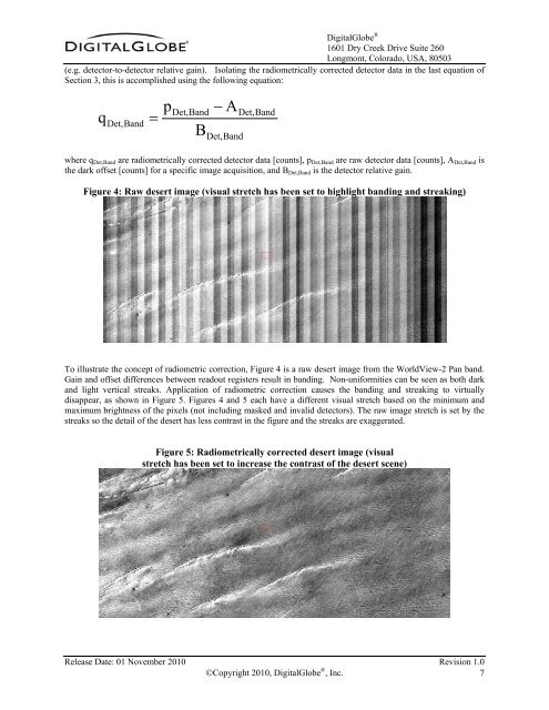 Radiometric Use of WorldView-2 Imagery Technical Note - pancroma