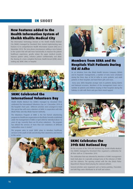 SKMC PULSE Issue No. 8 - Sheikh Khalifa Medical City