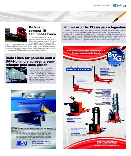 EdiÃ§Ã£o 74 download da revista completa - Logweb