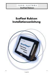 Ecofleet Rubicon Installationsanleitung