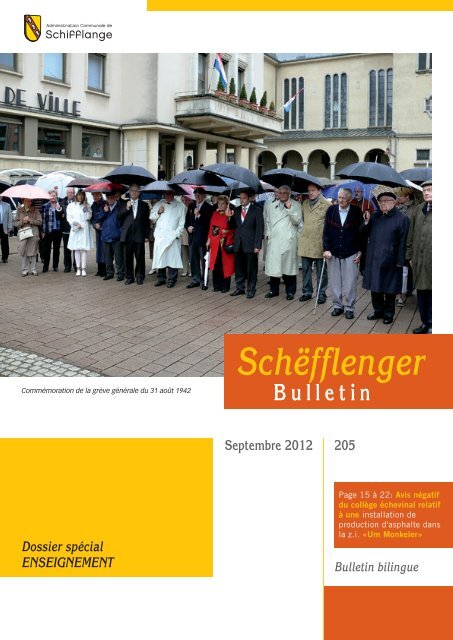 SchÃƒÂ«fflenger Bulletin - Schifflange