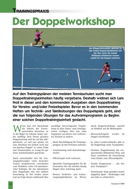 Der Doppelworkshop Teil 1 (105 KB) - Tennis in Worms