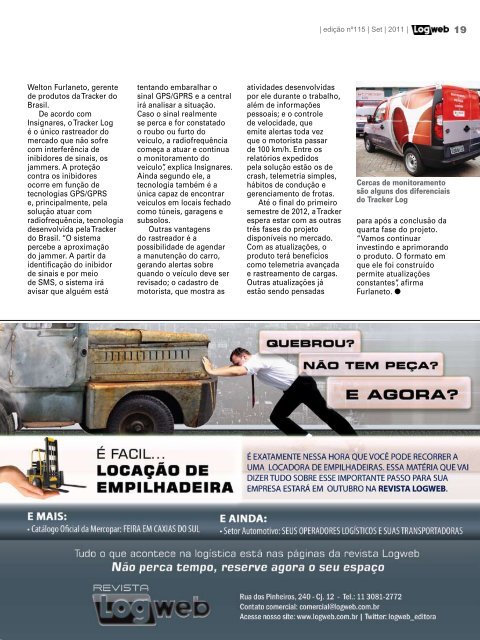 EdiÃ§Ã£o 115 download da revista completa - Logweb