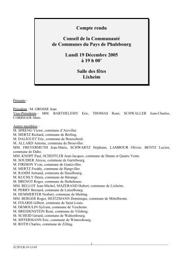 CR 05-12-19.pdf - CommunautÃ© de communes de Phalsbourg