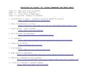 Tutorials on Linux, Vi, Linux Commands and Bash shell - SERC