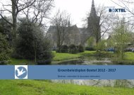 Groenbeleidsplan Boxtel 2012 - 2017 - Gemeente Boxtel