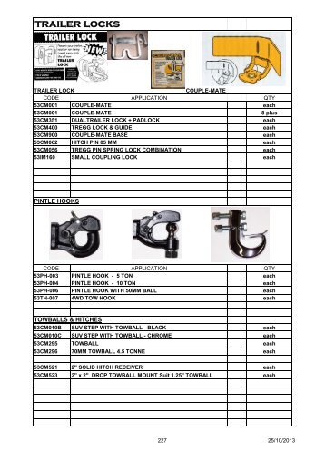 jockey wheels - SA Auto Accessories