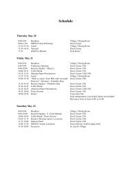 Schedule - the David R. Cheriton School of Computer Science