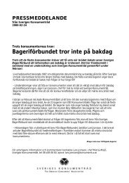 pressmeddelandet om bakdag pÃ¥ brÃ¶d - Sveriges Konsumenter