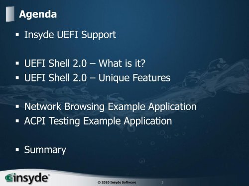 Using the UEFI Shell