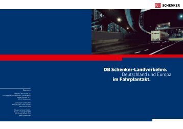 PDF herunterladen - Schenker Deutschland AG - DB Schenker