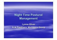 Night Time Postural Management