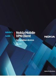 Nokia Mobile VPN Client