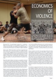 ECONOMICS OF VIOLENCE - Blauer Tactical Systems