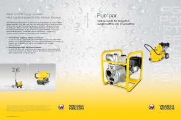 Pumpar. - Wacker Neuson