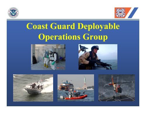 Coast Guard Deployable Operations Group - U.S. National