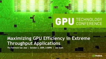 Maximizing GPU Efficiency in Extreme Throughput Applications