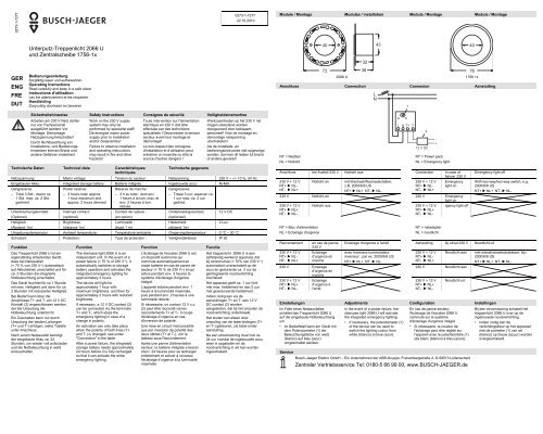 BUSCH-JAEGER Bedienungsanleitung PDF 0,2 MB bitte hier klicken