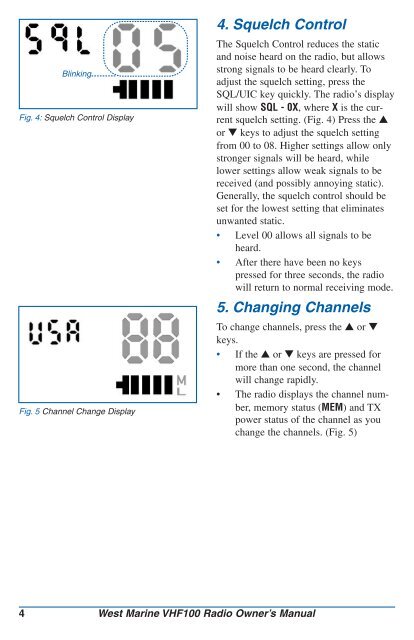 VHF100 VHF Radio Owner's Manual - West Marine