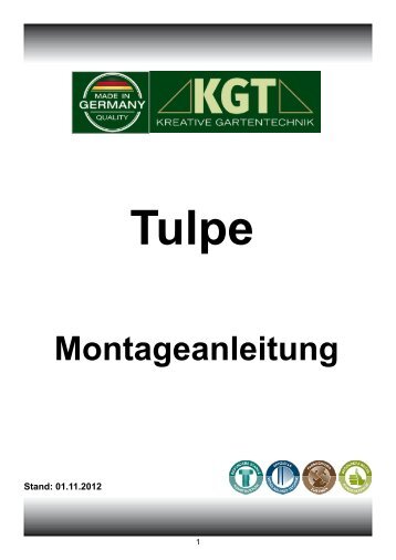Montageanleitung Tulpe - KGT