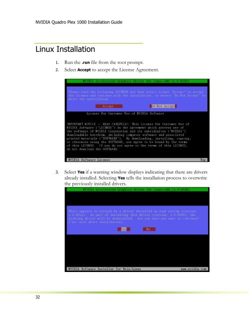 NVIDIA Quadro Plex 1000 Installation Guide