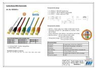 Cat.6a Hirose TM31 Patch Cable Art.-No. K8560XX.x