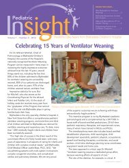 Pediatric Insight - Vol 1 No 2 2012 - Blythedale Children's Hospital