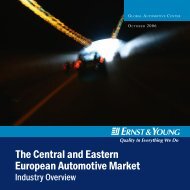 The Central and Eastern European Automotive Market - Ernst & Young