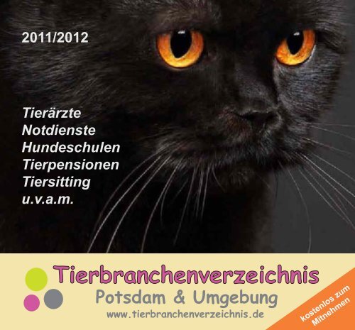 Fundtiere in Potsdam melden Sie bitte - Tierbranchenverzeichnis