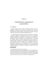 Compréhension, pragmatique et argumentation - L2C2