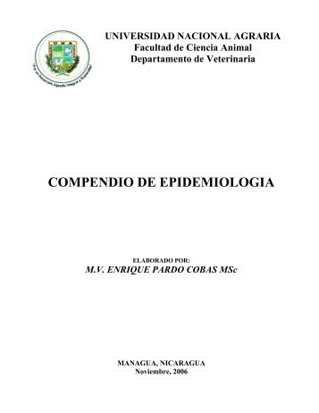 compendio de epidemiologia - Centro Nacional de InformaciÃ³n y ...