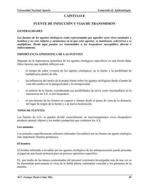 compendio de epidemiologia - Centro Nacional de InformaciÃ³n y ...