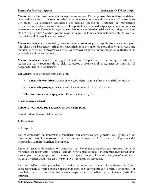 compendio de epidemiologia - Centro Nacional de InformaciÃ³n y ...