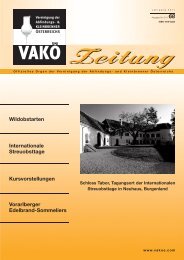 Int. Brennerkongress in Bollwiller (F) - VAKÖ