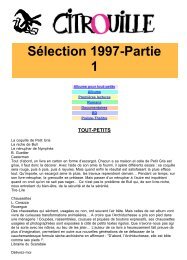 titre sÃ©lection 1997 - Citrouille