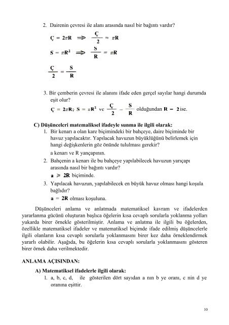 Soru Hazırlamada Dikkat Edilecek Hususlar İçin Tıklayınız