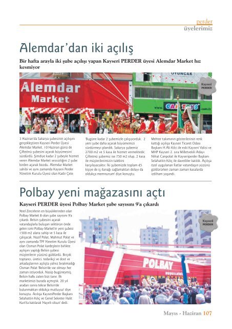 PERDER Dergisi 22.Sayı - Türkiye Perakendeciler Federasyonu