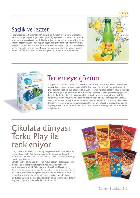 PERDER Dergisi 22.Sayı - Türkiye Perakendeciler Federasyonu