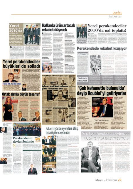 PERDER Dergisi 22.Sayı - Türkiye Perakendeciler Federasyonu