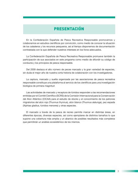 INFORME CIENTIFICO.indd - ConfederaciÃ³n EspaÃ±ola de Pesca ...