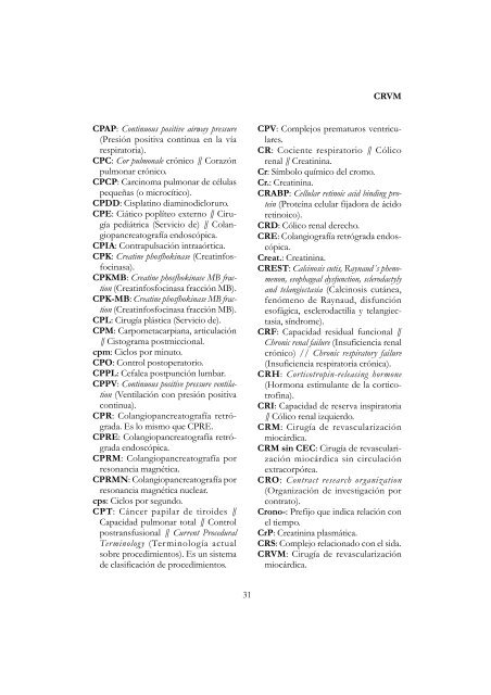 Diccionario de siglas mÃ©dicas - Sociedad EspaÃ±ola de Medicina del ...