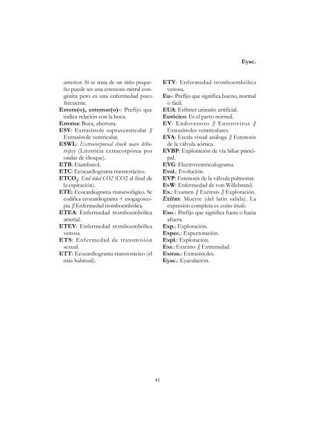 Diccionario de siglas mÃ©dicas - Sociedad EspaÃ±ola de Medicina del ...